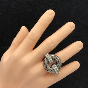Rhinestone Cocktail Statement Stretch Ring